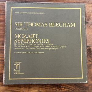 Sir Thomas Beecham Conducts Mozart Symphonies 5xLP Box Set Turnabout THS65022-26